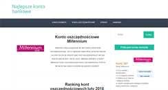 Desktop Screenshot of bankowe-konto.pl
